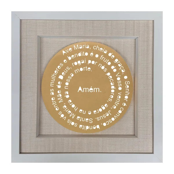 Oração Ave Maria - Com LED