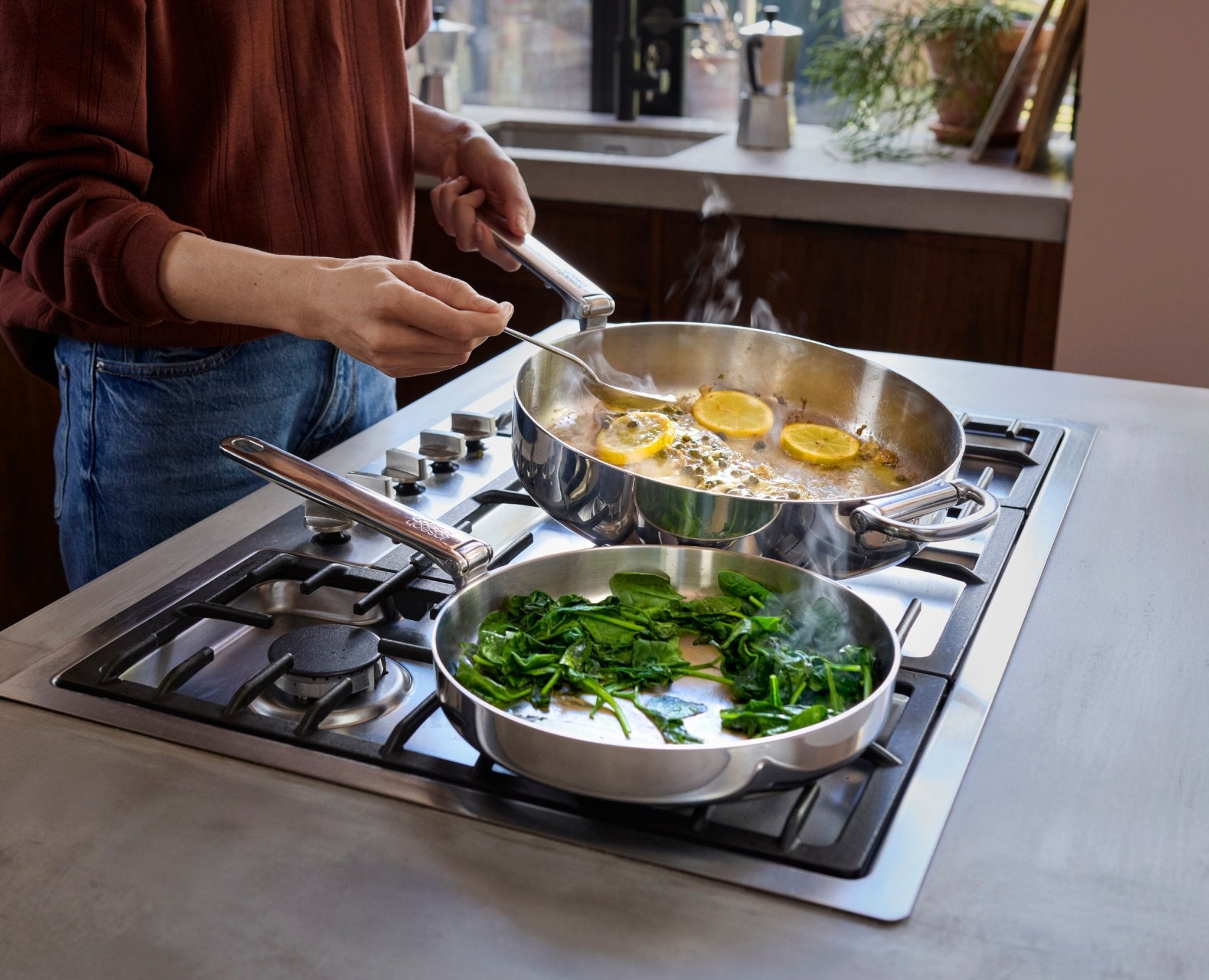 Frigideira Space Steel 24cm com Cabo Dobrável - kindersbr