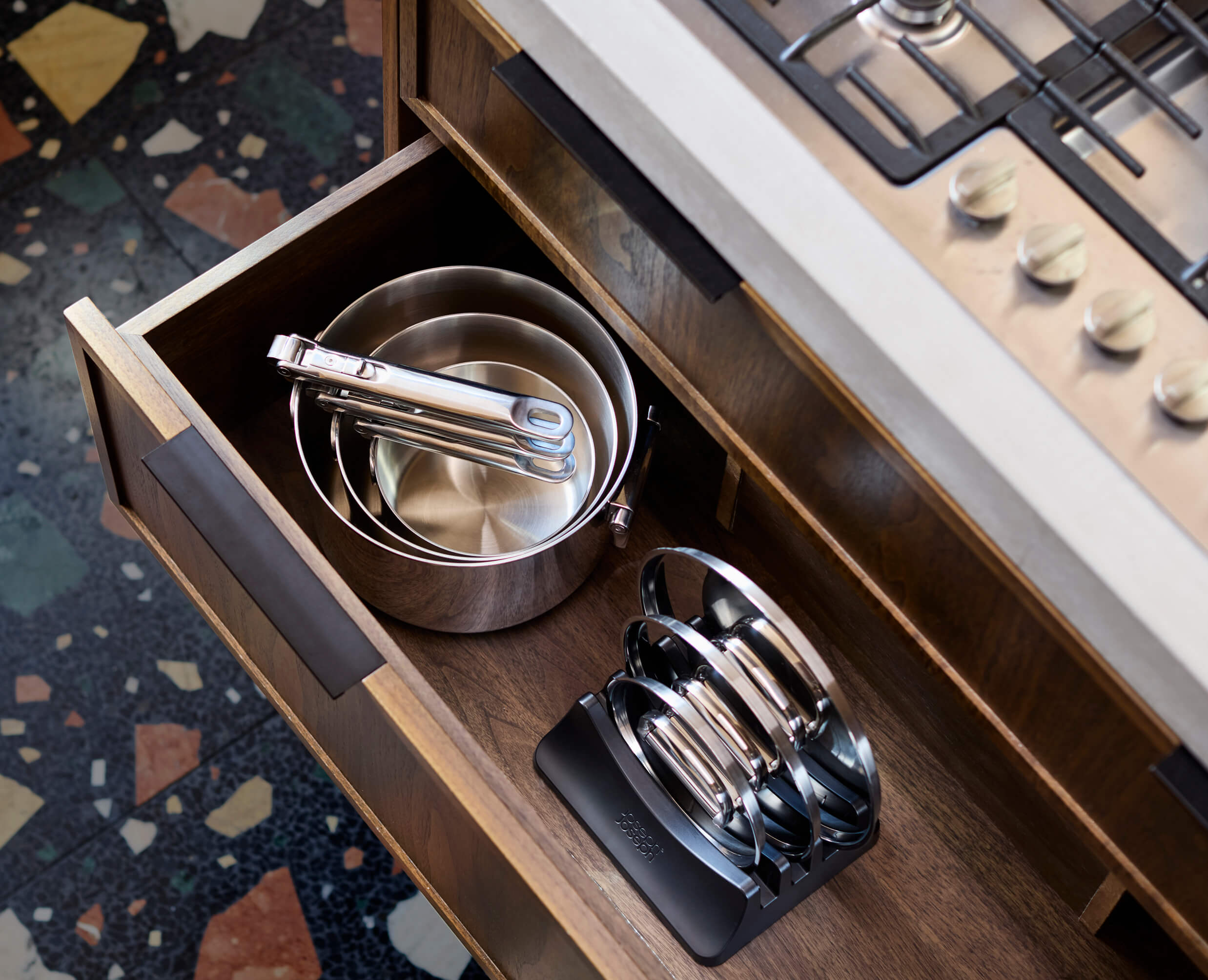 Conjunto de Panelas Inox 5 Peças - kindersbr