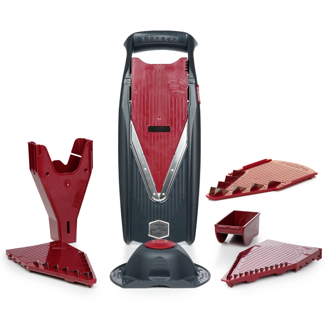 Börner V5 PowerLine – Cortador de Legumes | Kit Base com 4 Peças