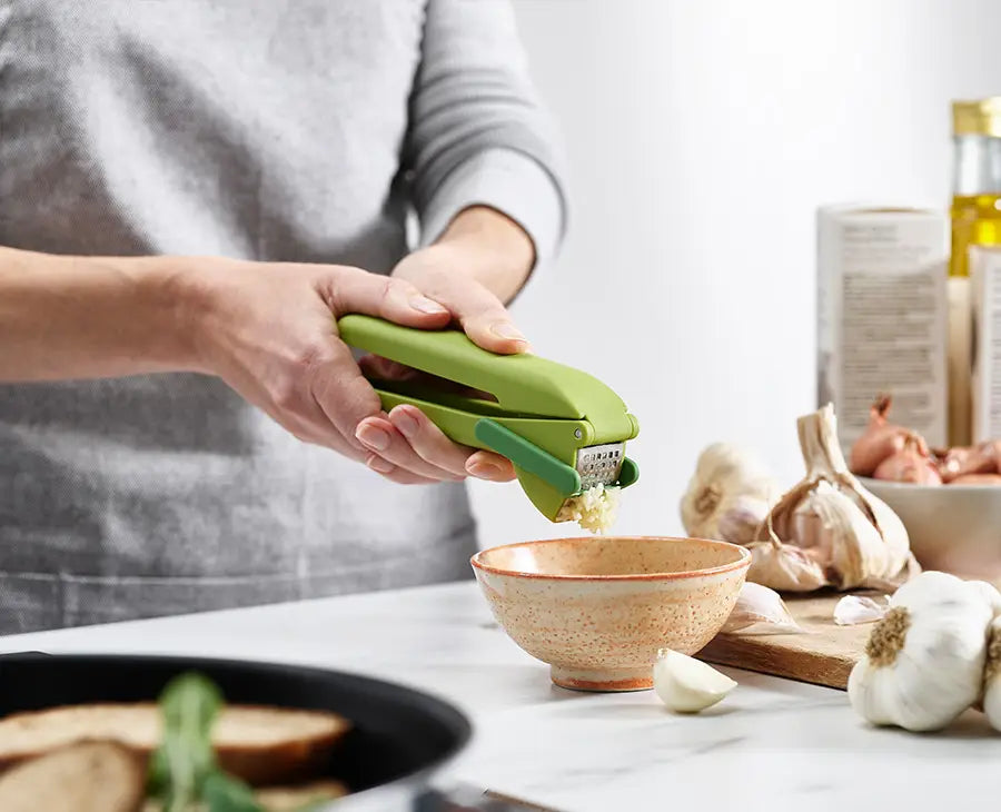 CleanForce™ Green Garlic Press