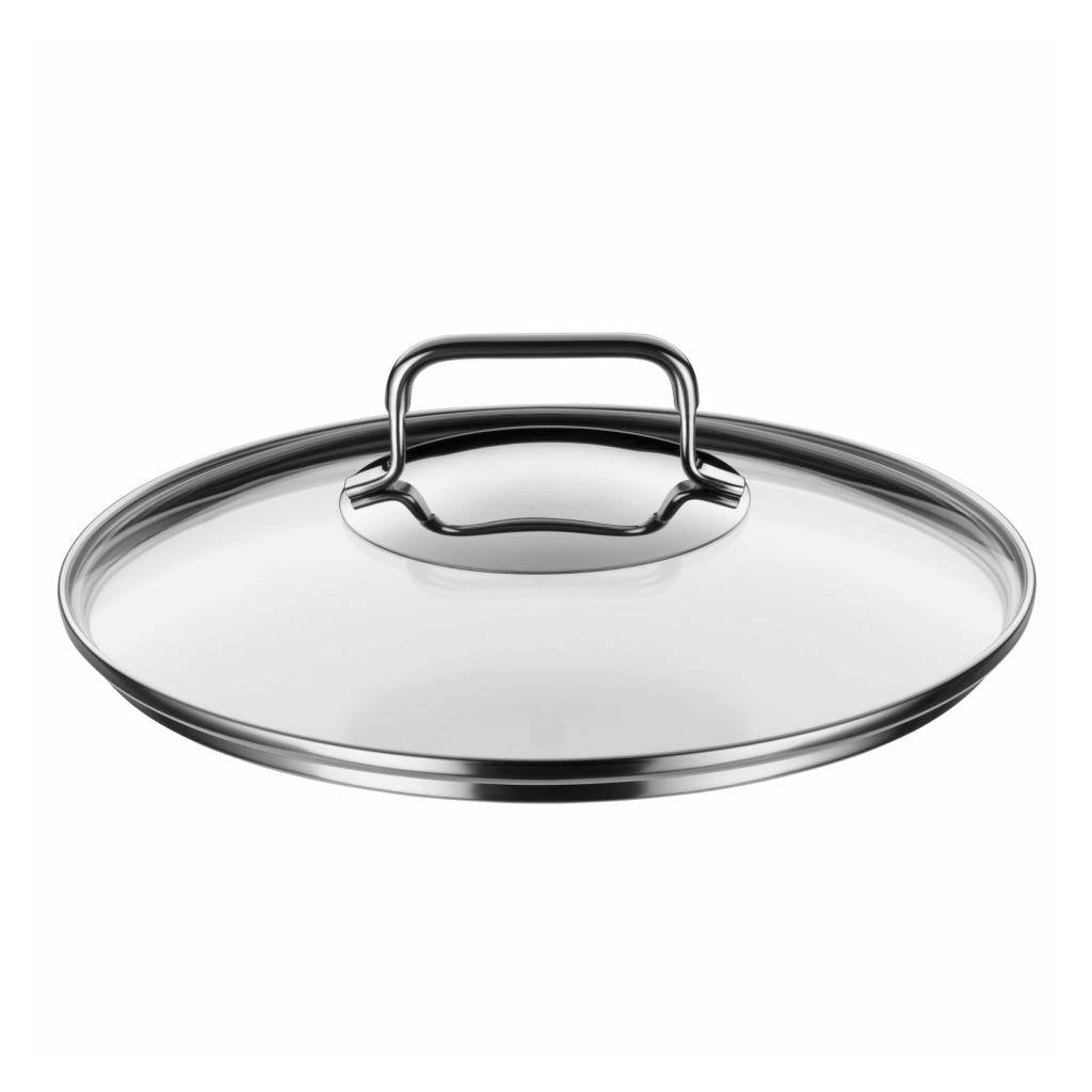 Conjunto de Panelas WMF Inox Cromargan® – 5 Peças Premium com Tampas de Vidro - kindersbr