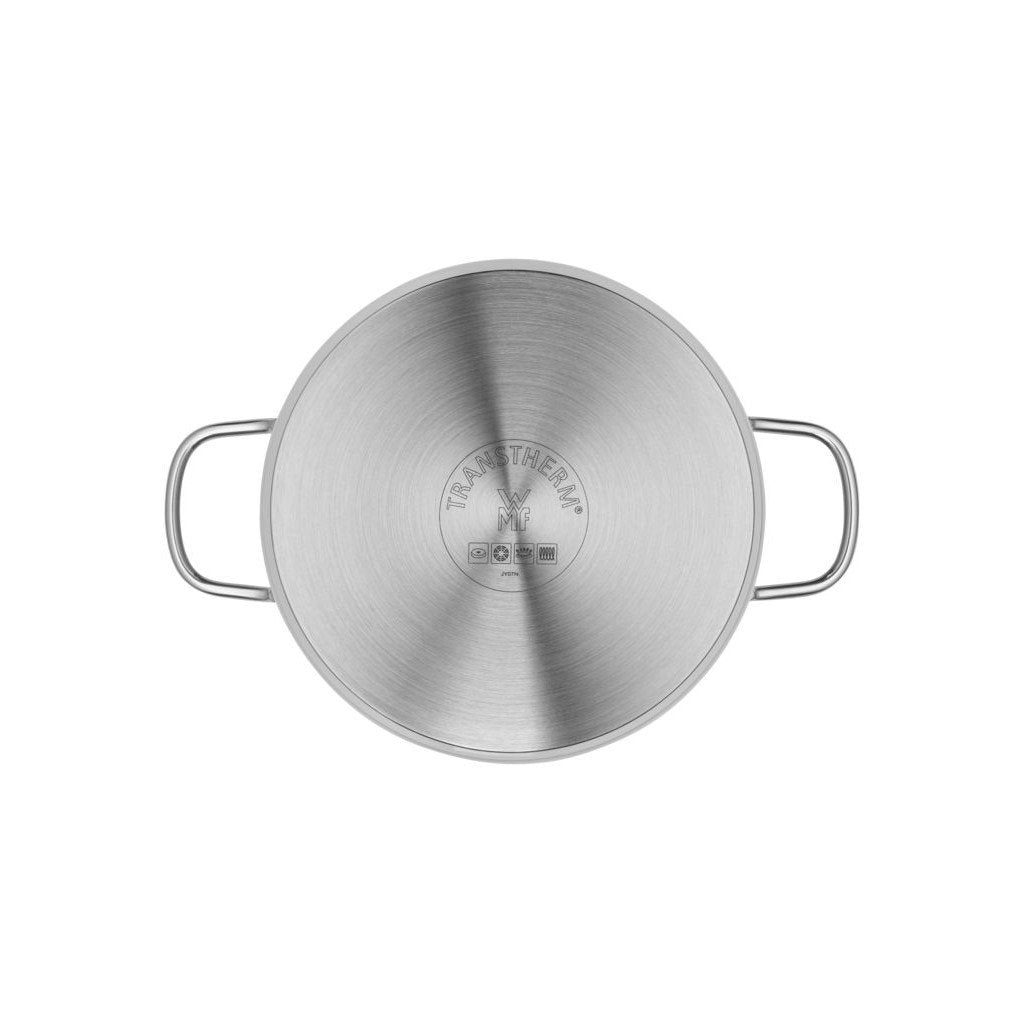 Conjunto de Panelas WMF Inox Cromargan® – 5 Peças Premium com Tampas de Vidro - kindersbr