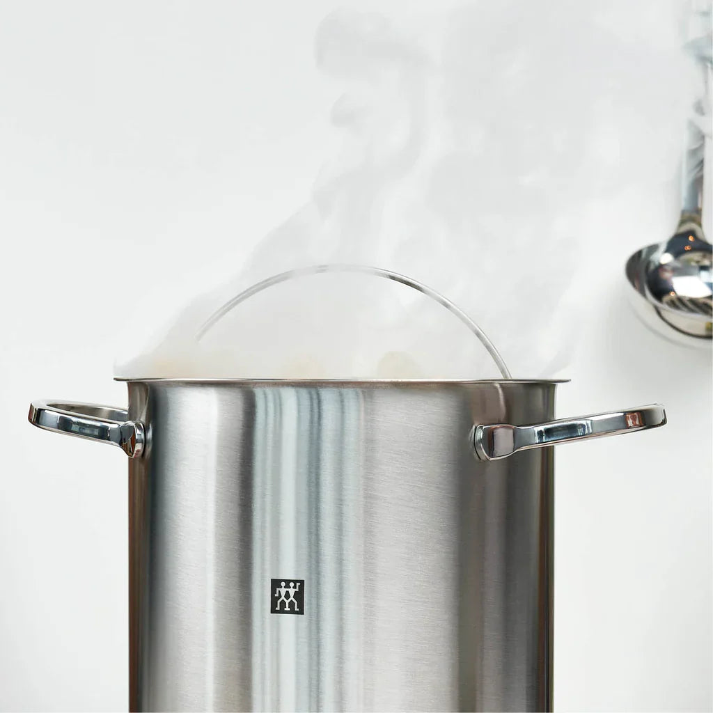Panela Alta Inox 4,5L + Cesta Multifuncional | Frite, Cozinhe a Vapor ou Prepare Massas Sem Bagunça!