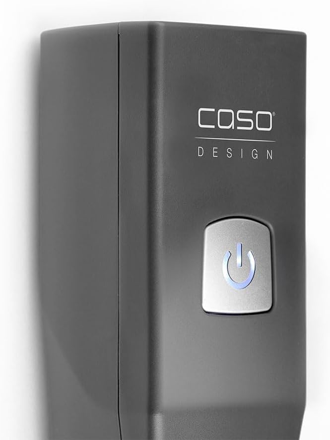 CASO Vacu OneTouch Eco Kit Handheld Vacuum Sealer with 3 Glass Vacuum Containers, 10 Zip Bags and Food Manager Stickers, Wireless, Up to 150 Minutes Runtime, Rechargeable - kindersbr