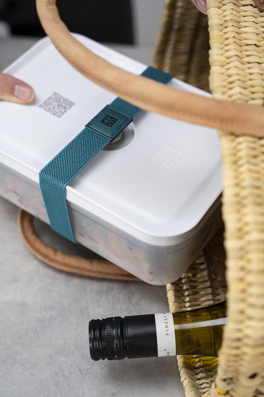 ZWILLING Fresh & Save Vacuum Starter Set, Glass, M/L, 16-pcs, La Mer - kindersbr