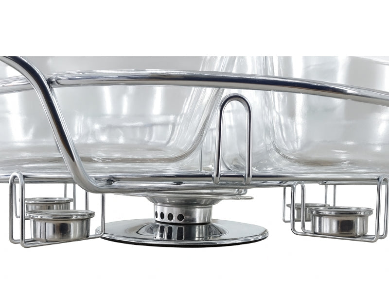 Rechaud Giratório 6 Divisões Linear