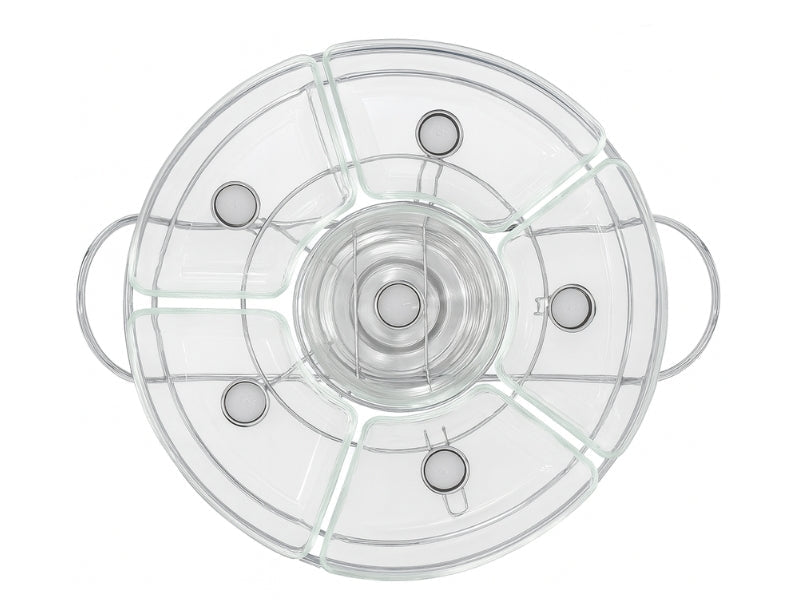 Rechaud Giratório 6 Divisões Linear