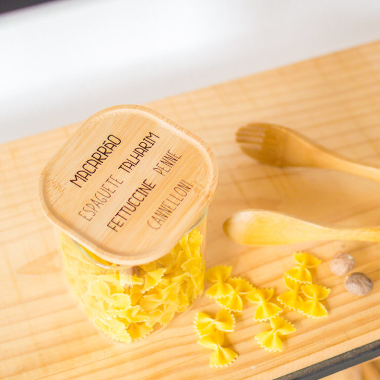 Pote Hermético para Mantimentos Personalizado 800ml