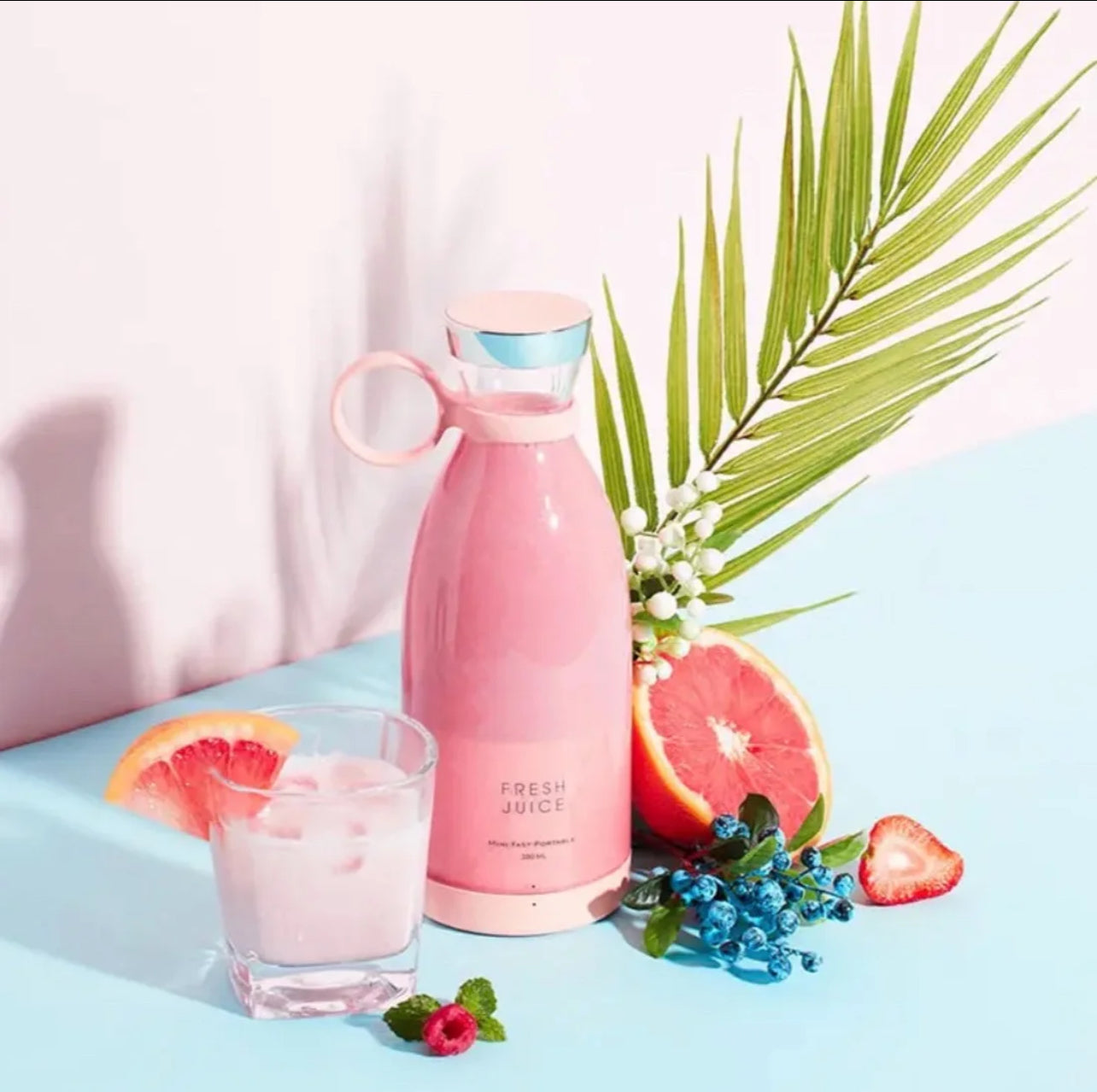 JuiceIt™ – O Liquidificador Portátil Que Vai com Você!