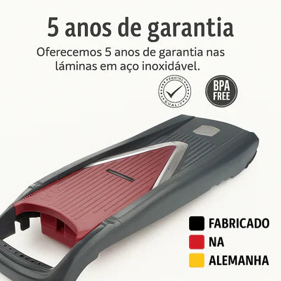 Mandoline Vital™ – Kit Completo com Placa de Vinagrete e Acessórios!🔥