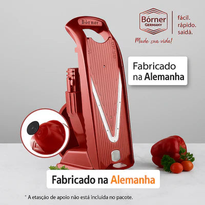 Mandoline Vital™ – Kit Completo com Placa de Vinagrete e Acessórios!🔥