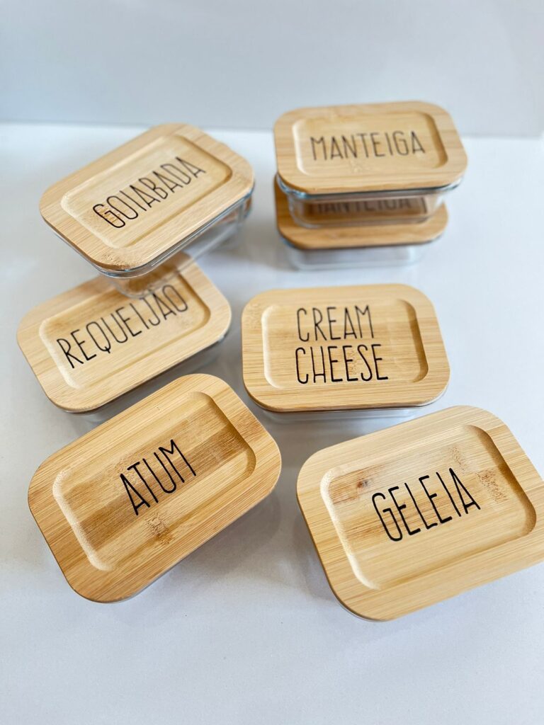 Pote para Manteiga / Geleia / Requeijão / Nutella / Cream Cheese Personalizado – unid.