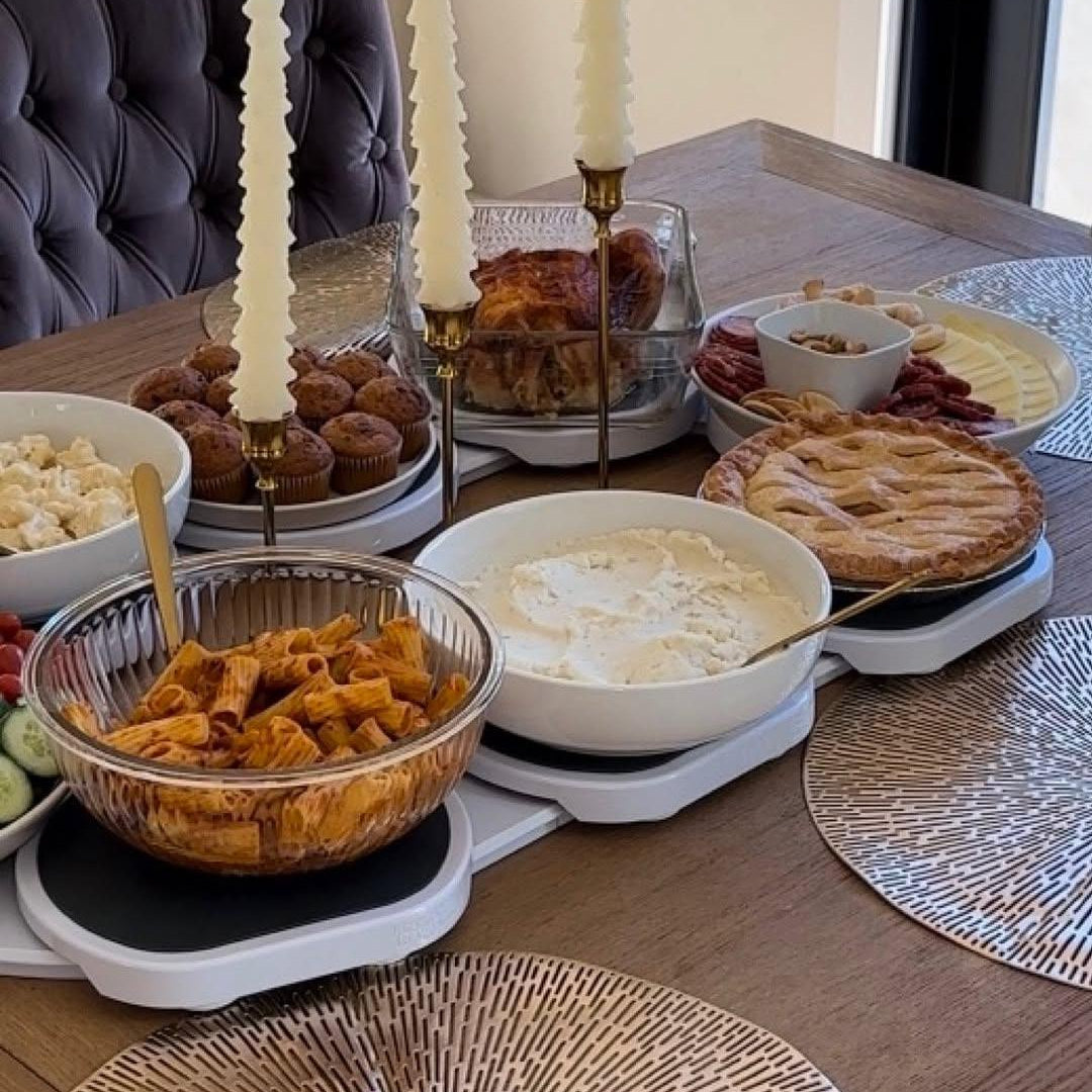 Bandeja Giratória para Mesa de Jantar 8 em 1