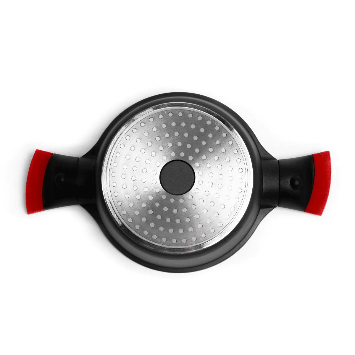 Kit 2 Panelas e 2 Caçarolas Antiaderentes Em Mármore Autêntico Chef c/ Tampa e Cabos Removíveis (indução, Gás e Fogo)