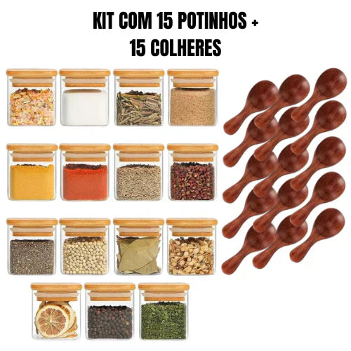 15 COLHERES [PARA O KIT DE POTINHOS]